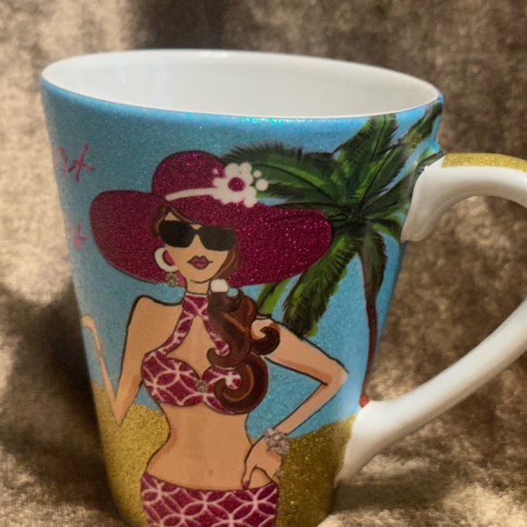 Florida Beach Cup Mug "Life is Short be Fabulous" - Picture 9 of 11